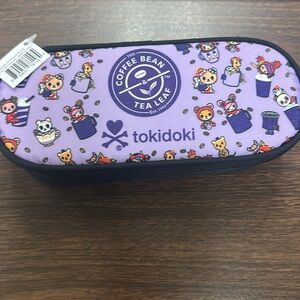 NWT TOKIDOKI X Coffee Bean & Tea Leaf Collection Pencil/Makeup Case Pouch